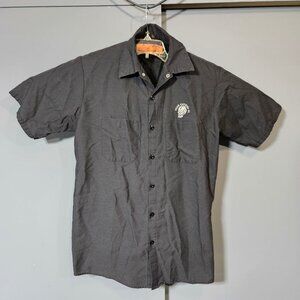 Men’s embroidered Felon Clothing Co. Work shirt Size M